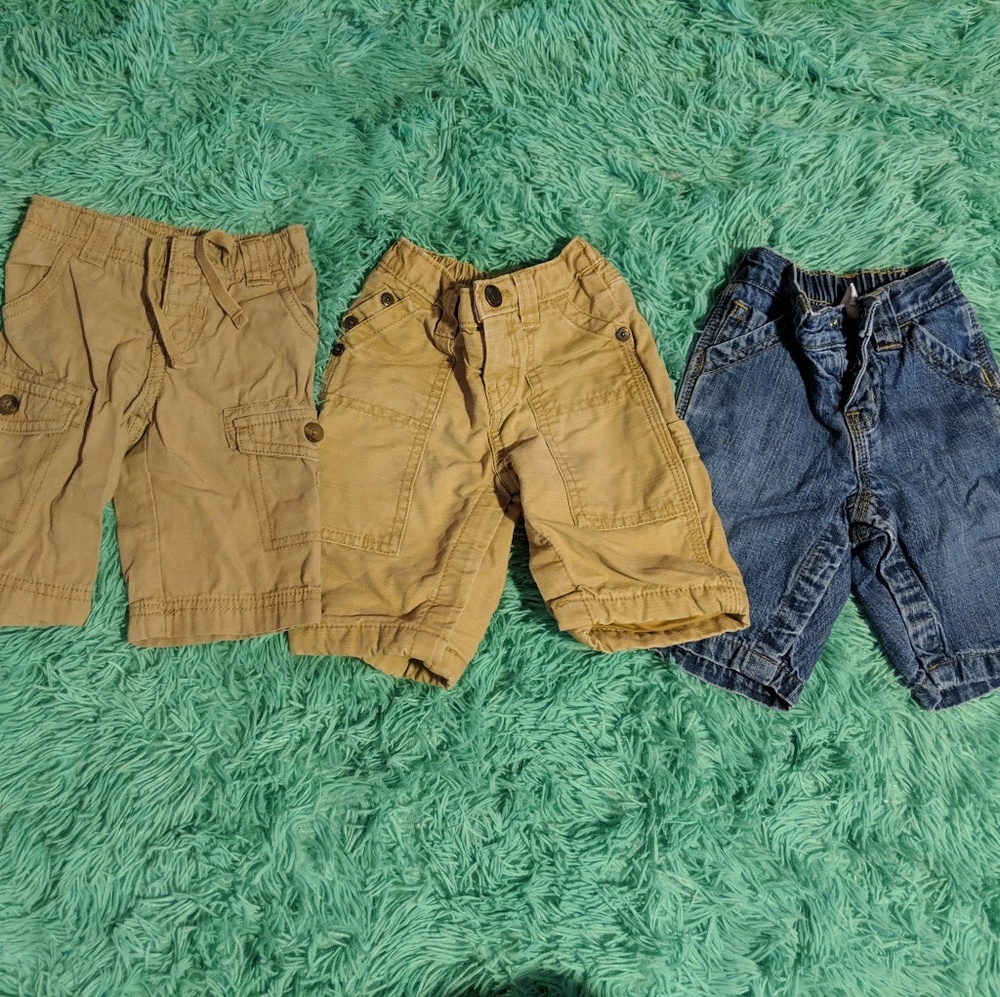 (3) 0-3 months baby boy going out jeans/khakis.
